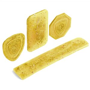 Citrine EMF Protection Cell Phone Stickers, Pack of 4 - Anti Radiation Shiel  d Sticker for Laptops, Tablets, and Mobile Phones - Harmonizing Neutralizer Protector for All Electronic Devices (Yellow)